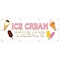 Signmission Ice Cream Treats Banner Heavy Duty 13 Oz Vinyl with Grommets B-96 Ice Cream Treats - alternate 1
